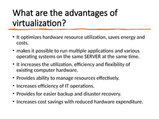 Virtualization Cloud computing technology | PPTX