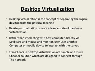 Virtualization & Network Connectivity | PPTX