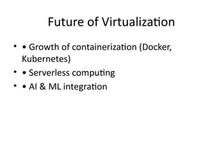 Virtualization Potential presentation template | PPTX