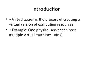 Virtualization Potential presentation template | PPTX