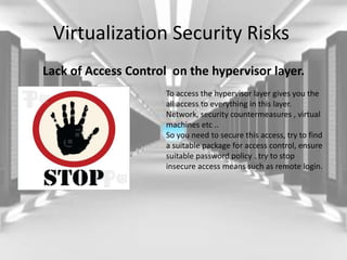 Virtualization security | PPTX