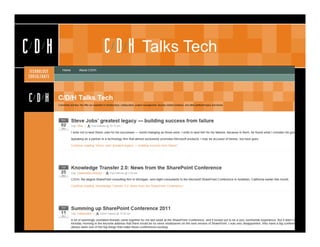 CDH   CDH   Talks Tech
 