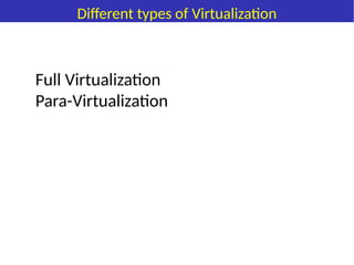 Virtualization Technique.pptx in operating systems | PPTX
