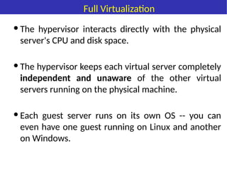 Virtualization Technique.pptx in operating systems | PPTX