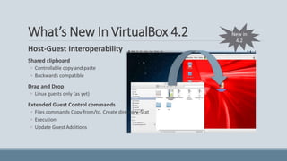 Virtualization technology "comparison vmware 9 vs virtualbox 4.2" | PPTX