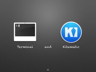 Terminal and
30
Kitematic
 