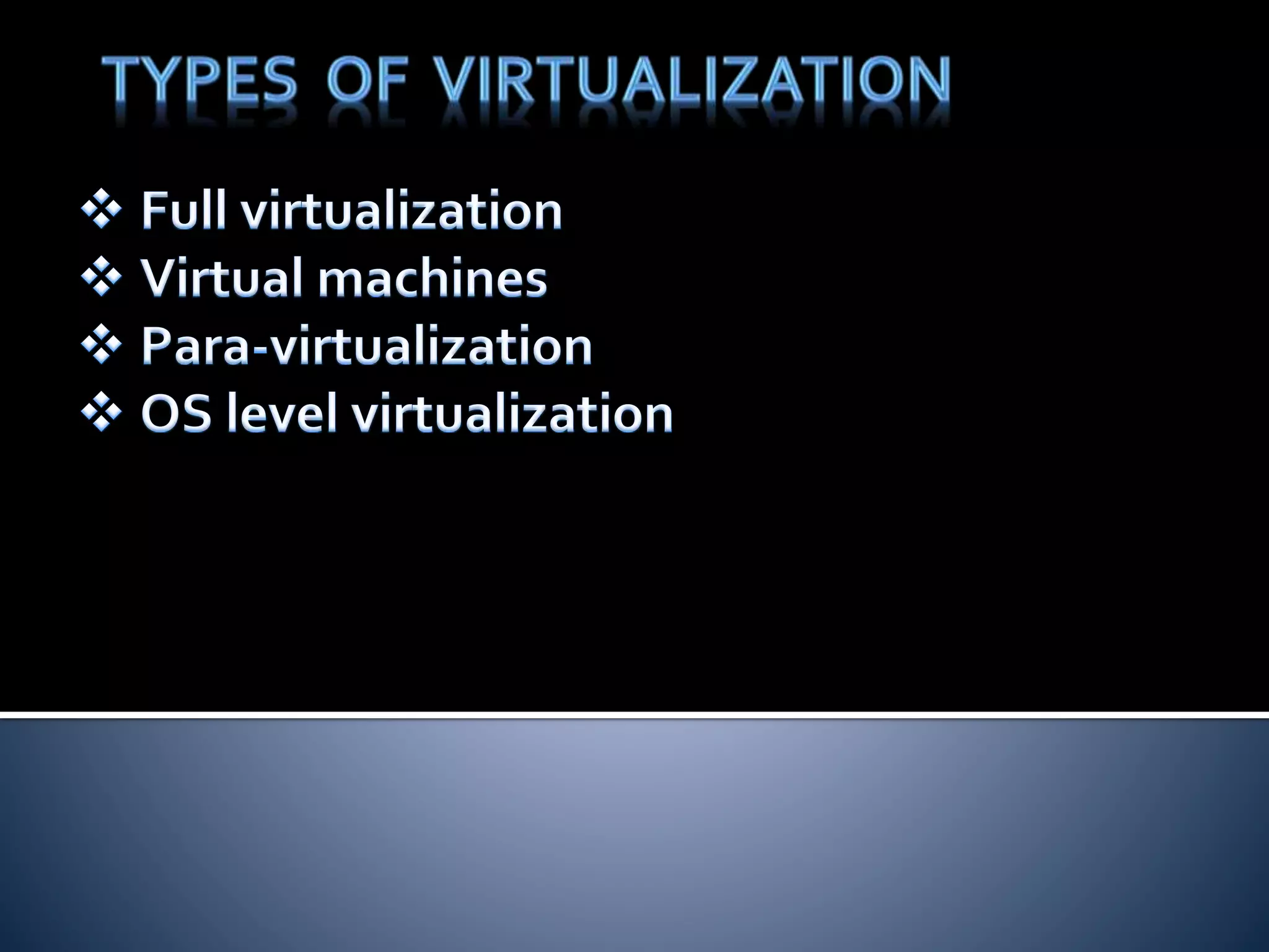 hardware Virtualization