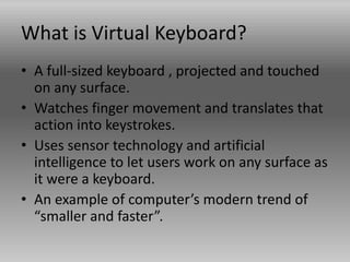 Virtual keyboard | PPTX