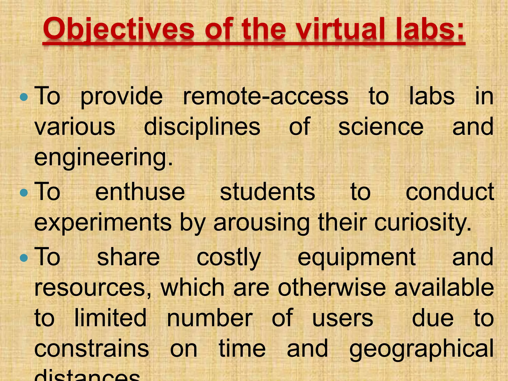 Virtual lab in ppt | PPTX