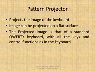 Virtual laser keyboard | PPTX