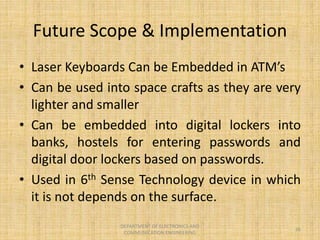 Virtual laser keyboard | PPTX