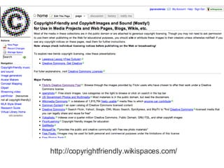 http://copyrightfriendly.wikispaces.com/ 