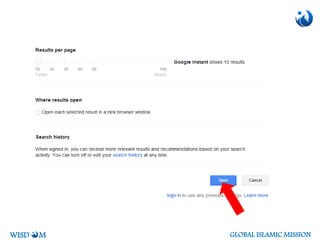 WISD M GLOBAL ISLAMIC MISSION
 