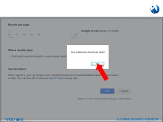 WISD M GLOBAL ISLAMIC MISSION
 