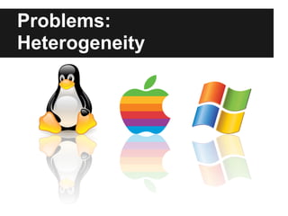 Problems:
Heterogeneity
 