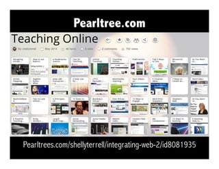 Pearltree.com
Pearltrees.com/shellyterrell/integrating-web-2/id8081935
 