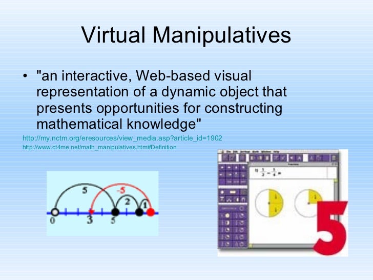 Virtual Manipulatives