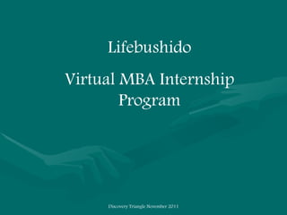 Lifebushido Virtual MBA Internship Program 