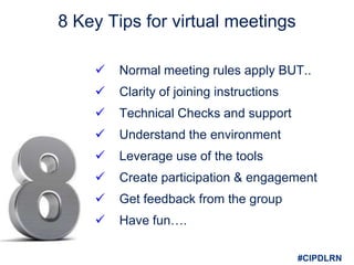 Virtual meetings and their etiquette | PPTX