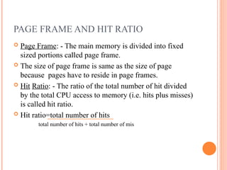 Comprehensive Overview of Virtual Memory and Page Replacement ...