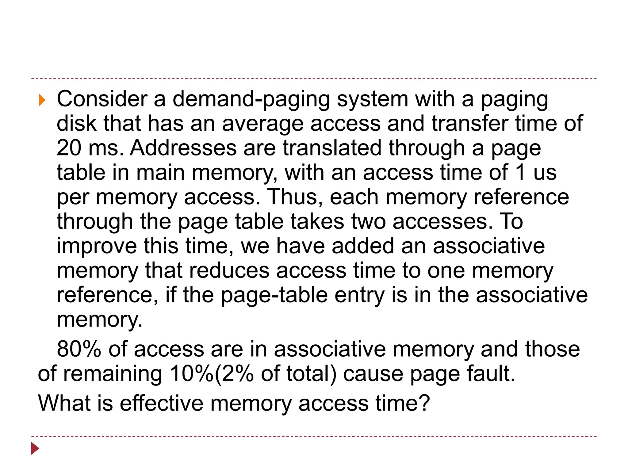 Virtual memory management in Operating System | PPTX