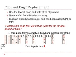 Virtual memory management in Operating System | PPTX