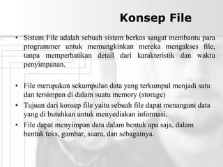 Virtual Memory dan sistem file ppt. pptx | PPTX