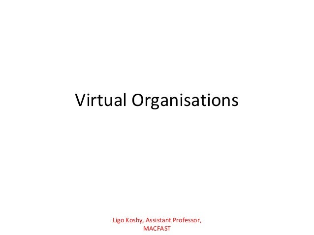 Virtual organisations