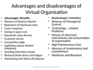 Virtual organizations types of virtual organization | PPT