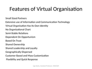 Virtual organizations types of virtual organization | PPT
