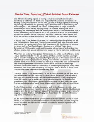 Virtual Pathways - Keys to Building a Profitable Virtual Assistance ...