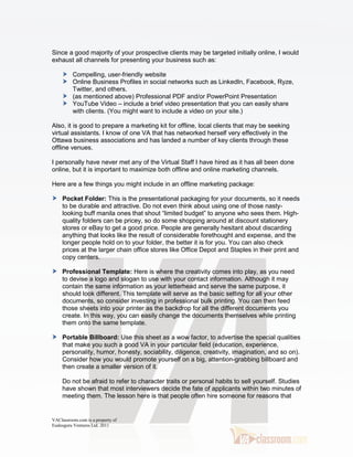 Virtual Pathways - Keys to Building a Profitable Virtual Assistance ...