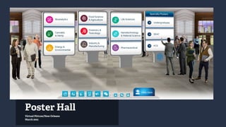 Poster Hall
Virtual Pittcon/New Orleans
March 2021