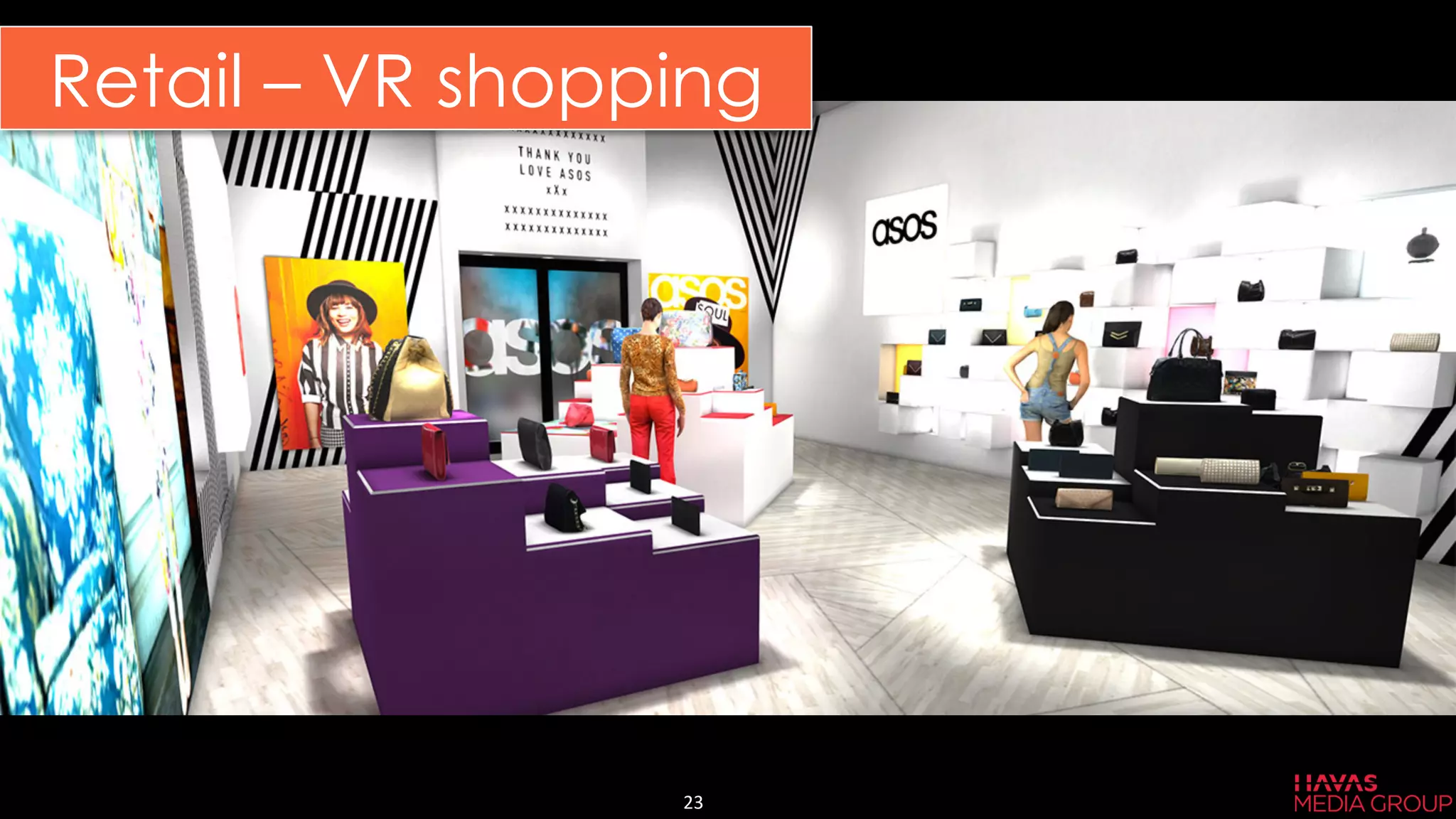 Retail – VR shopping
23	
  
 