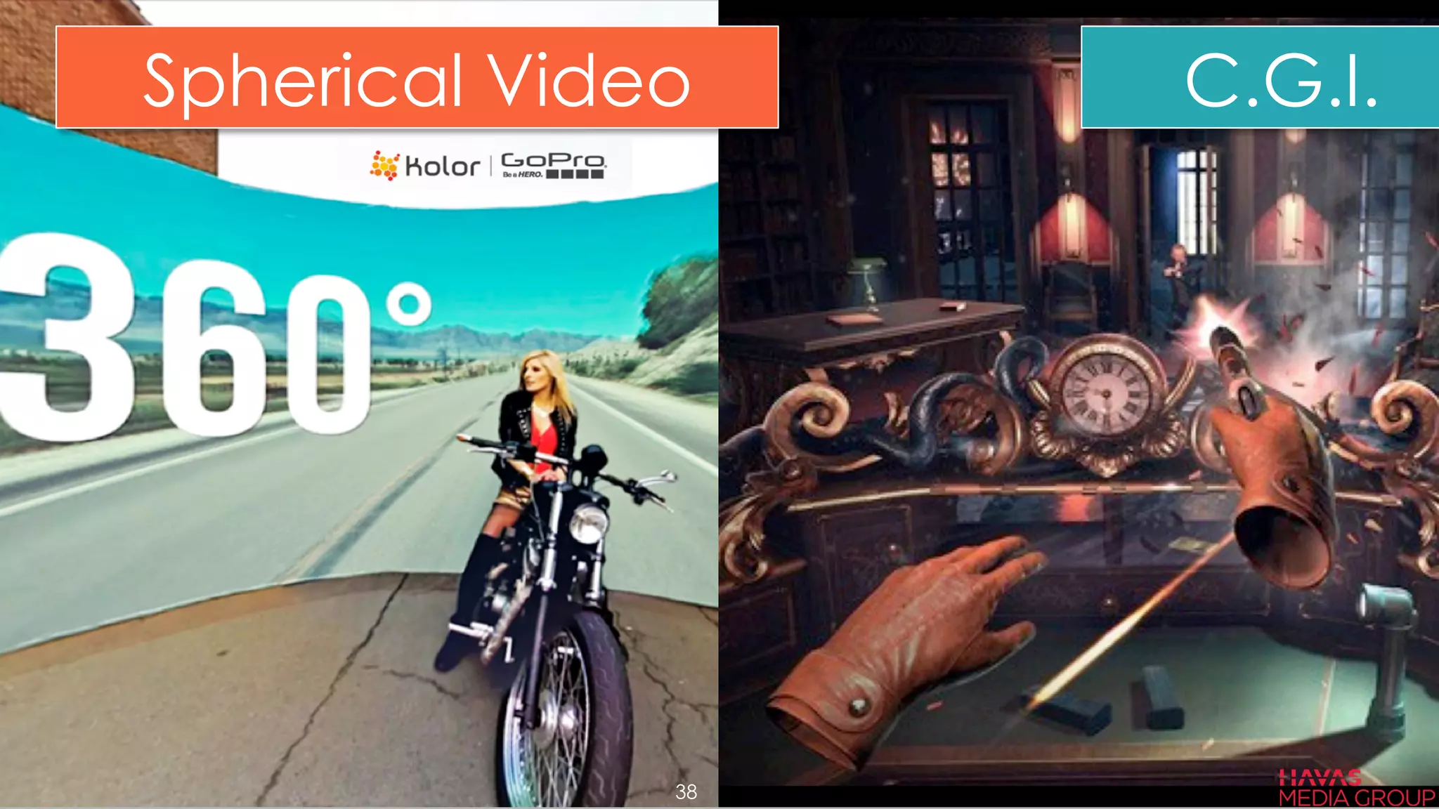 Spherical Video C.G.I.
38
 