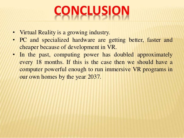 Virtual reality