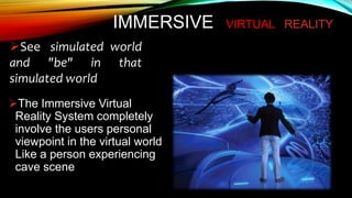 Virtual reality ppt | PPTX