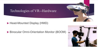 Virtual / Artificial Reality-Augmented Reality