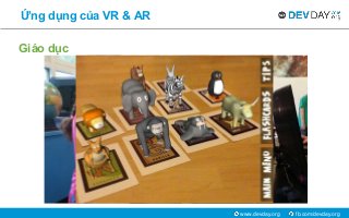 fb.com/devday.orgwww.devday.org
Ứng dụng của VR & AR
Giáo dục
 