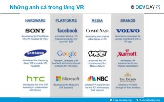 fb.com/devday.orgwww.devday.org
Những anh cả trong làng VR
 