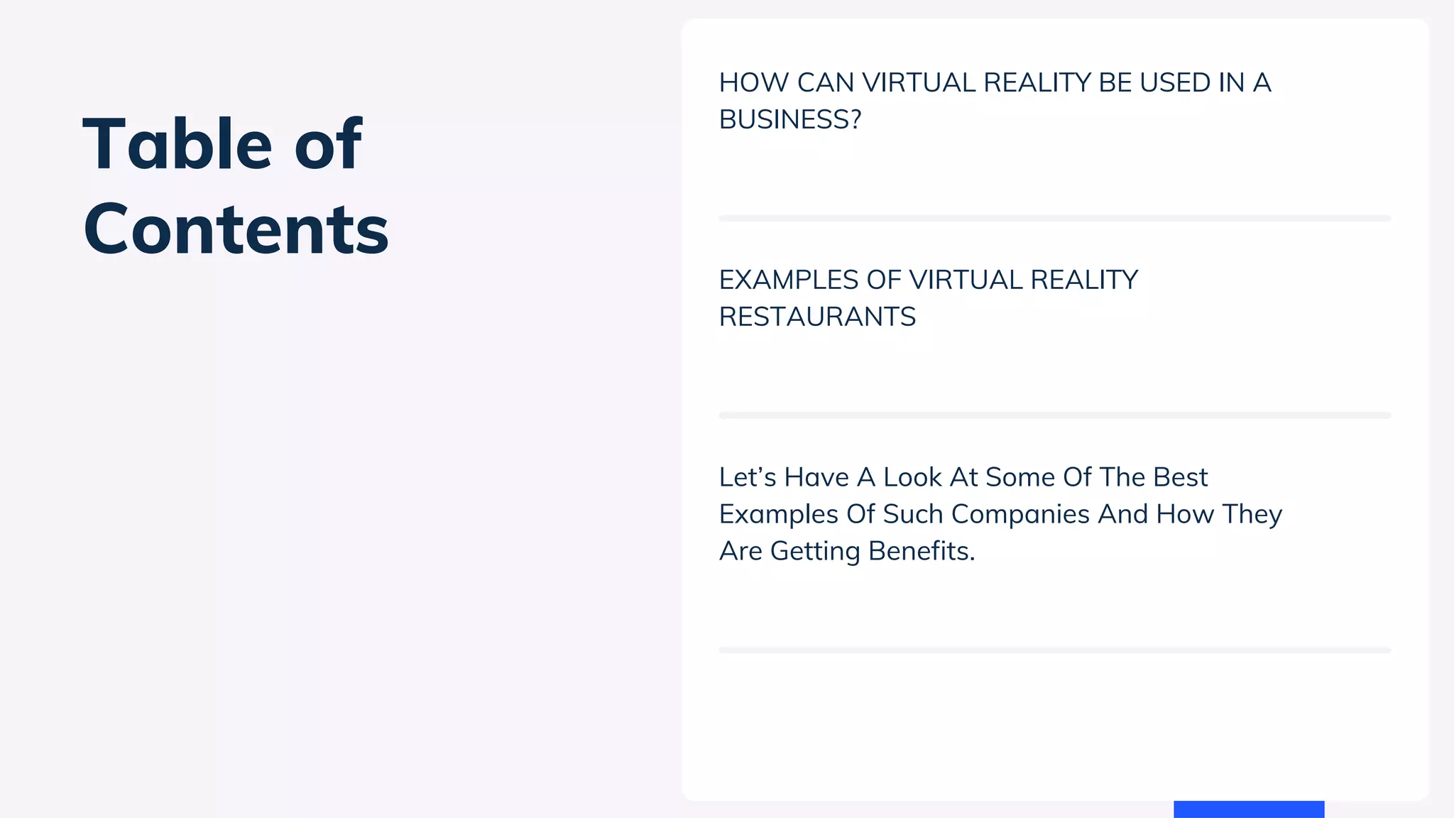 Virtual reality for business ppt | PDF