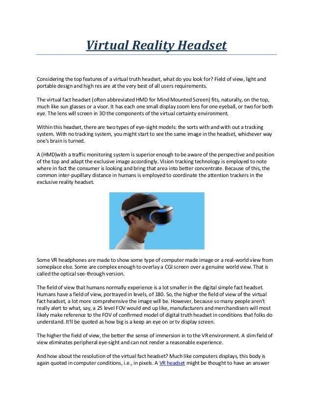 best field of view vr headset