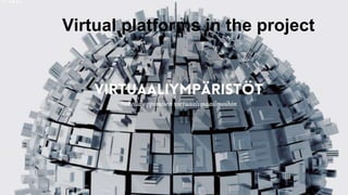 Virtual platforms in the project
 