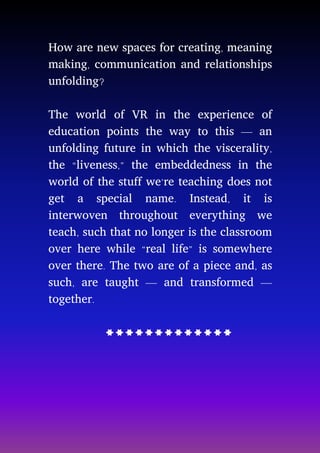 Virtual Reality in Students Education | PDF
