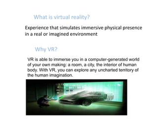 Virtual reality The Future | PPTX