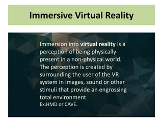 Virtual reality ppt