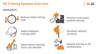 Virtual reality training systems | PPTX