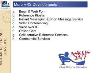 Virtual reference service  myrna