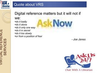 Virtual reference service  myrna