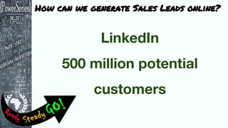 How can we generate Sales Leads online?
 